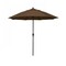 California Umbrella 7.5' Bronze Aluminum Market Patio Umbrella, Olefin Teak 194061336601 - alternate 1